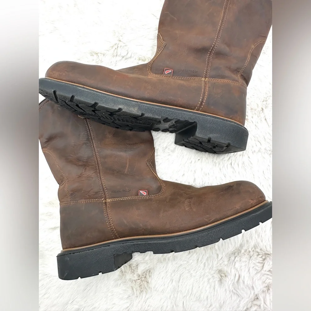 Red Wing 1172 Dynaforce Men's Size 13 Waterproof Safety-Toe Pull-On‎ Boot